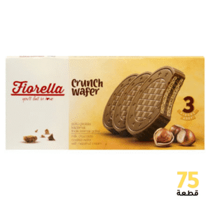 ويفر فيوريلا كرانش بالشوكولاتة و البندق (3 قطع) - خيارات الجملة.